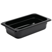 Vogue GN-Behälter GN1/4 schwarz 65mm