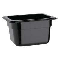 Vogue GN-Behälter GN1/6 schwarz 100mm