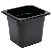 Vogue GN-Behälter GN1/6 schwarz 150mm