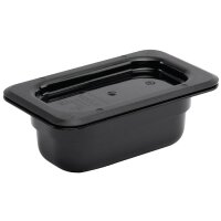 Vogue GN-Behälter GN1/9 schwarz 65mm