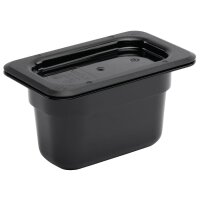 Vogue GN-Behälter GN1/9 schwarz 100mm