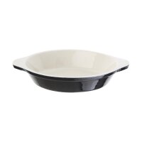Vogue runde Gratinschale schwarz 750ml