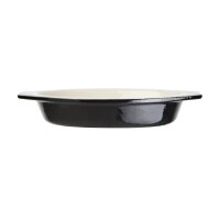 Vogue Gratinschale 650ml schwarz oval