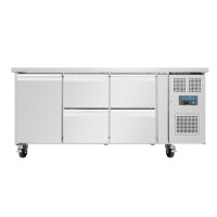 Polar U-Serie Premium Kühlschrank mit einer Tür und 4 Schubladen 358 Ltr.