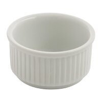 Olympia Whiteware stapelbare Auflaufförmchen 8,5cm (12 