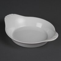 Olympia Whiteware runde Gratinschalen weiß 22cm (6 St&