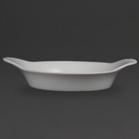 Olympia Whiteware runde Gratinschalen weiß 22cm (6 St&