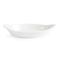 Olympia Whiteware ovale Gratinschalen weiß 20,4 x 11,5
