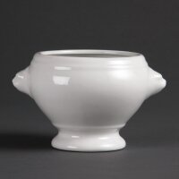 Olympia Whiteware Suppenschüsseln Löwenkopf 47,5cl