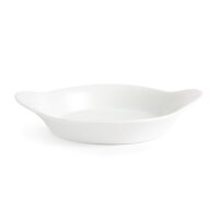 Olympia Whiteware runde Gratinschalen weiß 19,2cm (6 S