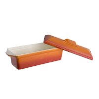 Vogue Terrinenform aus Gusseisen orange 1,7L
