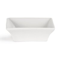 Olympia Whiteware quadratische Amuseschälchen 7,5cm (12