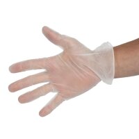 Hygiplas Vinylhandschuhe puderfrei transparent M (100 Stück)