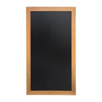 Securit lange Wandtafel Teakoptik 100 x 56cm