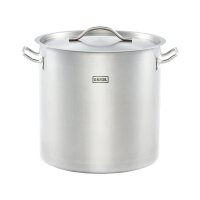 Suppentopf hohe Form, Serie ECO Ø 360 mm, Höhe 360 mm, 36,6 Liter, inkl. Deckel