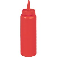 Quetschflasche rot, 0,7 Liter