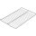 Gitterrost/Backofenrost aus Edelstahl GN 1/1, erhöhte Seitenschiene