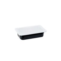 Gastronormbehälter, Serie STANDARD, Polycarbonat, schwarz, GN 1/4 (65 mm)