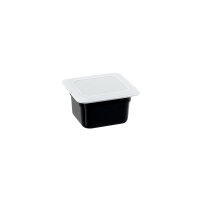Gastronormbehälter, Serie STANDARD, Polycarbonat, schwarz, GN 1/6 (100 mm)