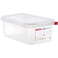 ARAVEN Gastronormbehälter mit Deckel, Polypropylen,...