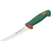 Sanelli Ausbeinmesser gebogen, ergonomischer Griff, Klingenlänge 16 cm