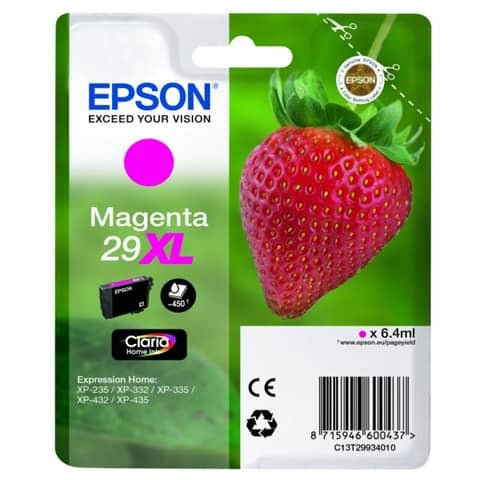 C13T29934012 EPSON XP Tinte magenta HC