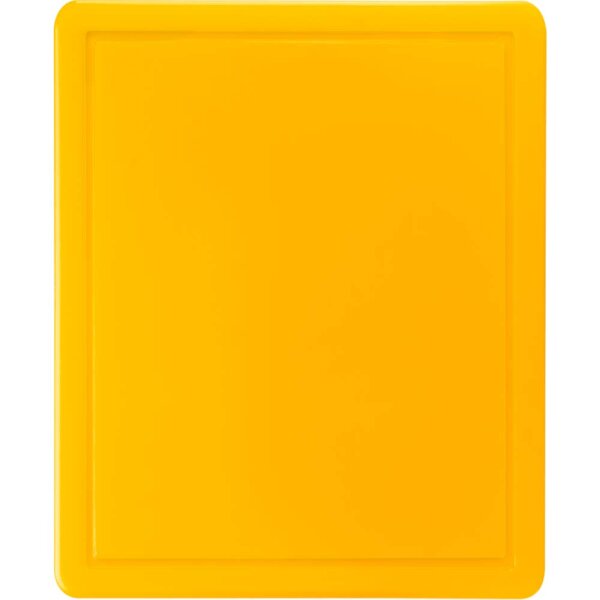 Schneidbrett, HACCP, Farbe gelb, 600 x 400 x 18 mm (BxTxH)