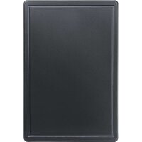 Schneidbrett, Farbe schwarz, 600 x 400 x 18 m