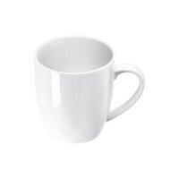 Becher mit Henkel, reinwei&szlig;es Hotelporzellan,...
