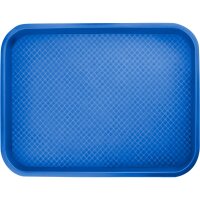 Fast Food Tablett 350 x 450 mm, blau