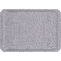 Polyestertablett 530x370 mm, Farbe Granit
