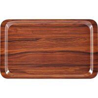 Tablett aus laminiertem Schichtstoff GN 1/1, Farbe Mahagoni