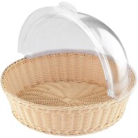 Brotkorb mit Roll-Top Deckel, rund gallery