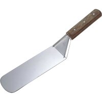 Bratenspachtel mit Holzgriff, Klingenl&auml;nge 19,5 cm