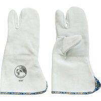Backhandschuhe, drei Finger, hitzebest&auml;ndig bis...