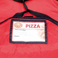 Pizza Transporttasche, Frontlader, allseitig isoliert, 550x500x200 mm