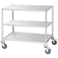 Servierwagen mit drei Borden a´ 800x500 mm, ohne Griff