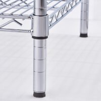 Lagerregal mit  Drahtböden 1200x450x1800 mm (BxTxH)