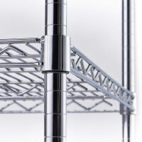 Lagerregal mit  Drahtböden 1200x450x1800 mm (BxTxH)