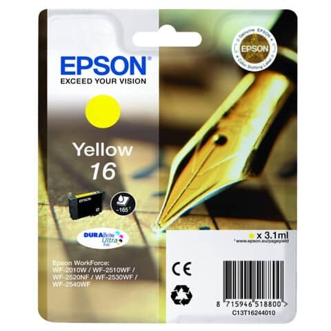 EPSON 16 / T1624  gelb Druckerpatrone