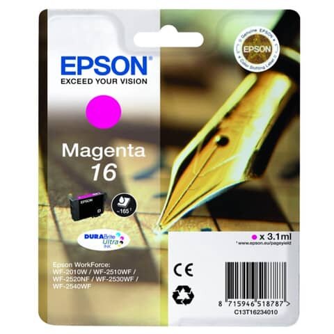 C13T16234012 EPSON WF Tinte magenta ST