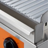 Griddleplatte CATERINA, 720x460x240 mm, 2/3 glatt & 1/3 