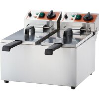 Doppel-Fritteuse CATERINA, 2x8 Liter, 415x430x315 mm (BxTxH)