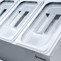 Ständer für Gastronormbehälter - 5 x GN 1/4 (