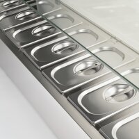 STARLINE Kühlaufsatzvitrine, 7x GN 1/3, 1600x395x440 mm (BxTxH)