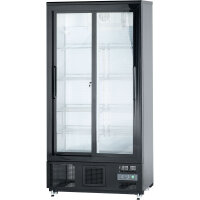 Bar-Display Kühlschrank mit 2 Glas-Schiebetüren, 490 Liter