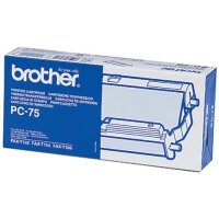 brother PC-75 schwarz Thermo-Druckfolie, 1 Rolle