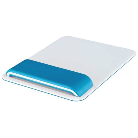 LEITZ Mousepad mit Handgelenkauflage Ergo WOW weiß, blau