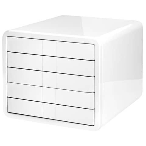 HAN Schubladenbox iBox  weiß 1551-12, DIN C4 mit 5 Schubladen