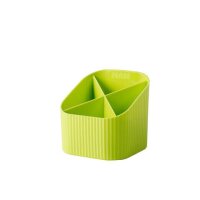 HAN Stiftehalter Re-X-LOOP lemon 100% Recyclingmaterial 4 Fächer 11,1 x 12,1 x 10,6 cm